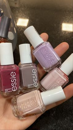 Nail Polish Collection Aesthetic, Essie Nail Polish Colors, Henna Nails, Vintage Nails, Essie Nail Polish, Essie Nail, Nail Polish Collection