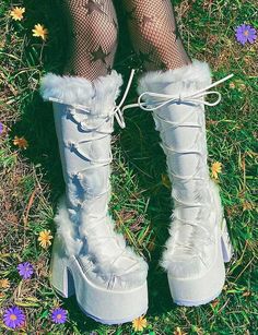 Lasaky - Dark Horse Boots: Winter Riding Boots with High Heels and Chunky Soles Thick Heel Boots, Knee High Platform Boots, Chic High Heels, Fur Decor, Winter Riding, Rough Heels, Basic Boots, Chic Sneakers, Horse Boots