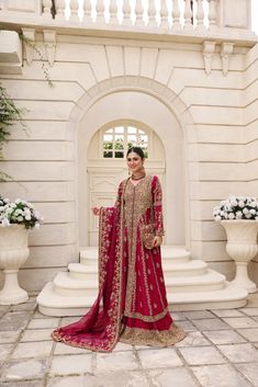 Diya Bridal | Aghanoor Bridal Aghanoor Bridal Collection, Red Pakistani Bridal Dress, Asian Bridal Wear, Pakistani Bridal Lehenga, Wedding Dresses Pakistani, Bridal Mehndi Dresses, Pakistani Bridal Dress, Mehndi Dress, Zardosi Work