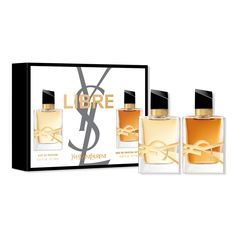 Libre Eau de Parfum Mini Duo Set - LIBRE DUO MINI SETFragrance FamilyFloralKey NotesOrange BlossomLavender EssenceMusk AccordIncludesLibre Eau de Parfum (0.25 oz)Libre Eau de Parfum Intense (0.25 oz) - Libre Eau de Parfum Mini Duo Set Sephora Mini Perfume, Mini Perfume Set, Sephora Gift Sets, Saint Laurent Libre, Mini Perfumes, Ysl Perfume, Musk Perfume, Mini Fragrance, Vanilla Perfume