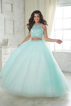 Two Piece Quinceanera Dresses, Lace Applique Dress, Dress Quinceanera, Ball Gown Skirt, 16 Dresses