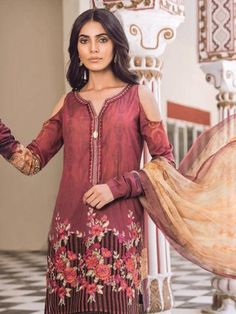 Iznik - Pakistani Clothing Designer Collection - Get Free Shipping in USA Black Pakistani Dress, Garden Dresses, Indian Dresses Online, Rich Design, Salwar Dress, Garden Dress, Custom Size Dresses, Trouser Style, Modern Women