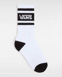 None Vans Socks, Surfboard Bag, V Logo, Vans Kids, Trouser Socks, Surf Accessories, Vans Logo, White Vans, Crew Sock