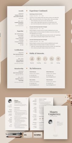 the professional resume template is ready to be used for any job