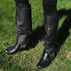 Loki Boot Covers Faux Leather Gaiters Boot Wraps by EldritchArts Leather Gaiters, Boot Wraps, Womens Costumes, Boot Covers, Wrap Boots, Women's Costumes, Loki, Riding Boots, Faux Leather