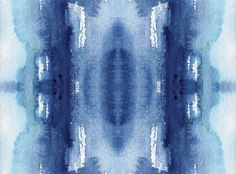 abstract blue watercolor painting with white stripes and streaks on the surface, suitable for background or wallpaper