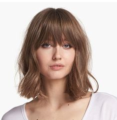 Alyssa. Medium Bobs, Bobbed Hairstyles With Fringe, Lunatic Fringe, Haircuts 2022, Hair Fringe, Split Hair