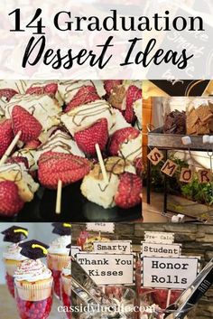 graduation dessert ideas for students and teachers to enjoy in the school day or any special occasion