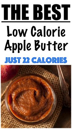 the best low calorie apple butter just 22 calories and it's easy to make