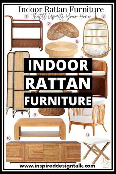 modern rattan furniture Indoor Rattan Furniture, Living Room Decor Colors, Furniture Design Living Room, Living Room Sets Furniture, Living Room Decor Modern, Rattan Furniture, Living Room Makeover