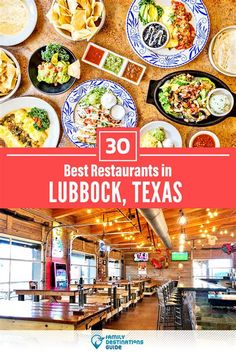 the cover of 30 best restaurants in lubbock, texas