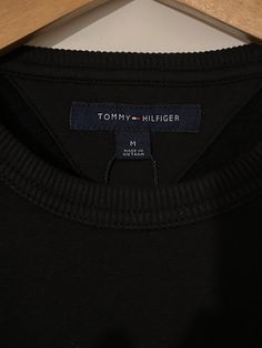 Tommy Hilfiger Stacked EMB Crewneck Black 78J9708 001 Tommy Hilfiger, The Unit, Crew Neck, Black