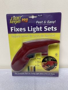 Light Keeper Pro Repair Tool for Incandescent Light Sets - Sealed / New. Shipped with USPS priority mail. Fix Christmas Lights, Lit Trees, Xmas Tree Lights, Prelit Tree, Incandescent Light, Incandescent Lighting, Ace Hardware, Christmas Tree Lighting, Christmas Red