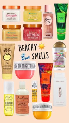 perfect products to remind people of the beach Summer Necessities, Summer Scent, Perfume Scents, Summer Skin, Summer Glow, Shower Routine