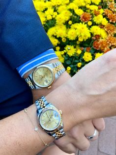 Matching Rolex Couple, His And Her Rolex Watches, Rolex Couple Watch, Matching Watches For Couples, Rolex Couple, Watch G Shock