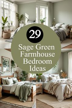 the top 20 sage green farmhouse bedroom ideas