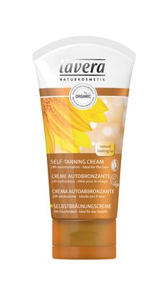 Lavera Organic Self Tanning Face Cream will leave your skin super soft with a natural golden glow. The light formula contains organic Macadamia Oil and Sunflower Oil to intensely nourish and hydrate your skin while perfecting an even light golden glowing tan. Face Creme, Vanilla Lip Balm, Tanning Cream, Sun Lotion