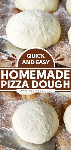 Quick and Easy Pizza Dough Recipe Easy Homemade Pizza Dough, Homemade Pizza Dough Recipe, Pizza Buffet, Best Pizza Dough Recipe, Homemade Pizza Crust, Pudding Chia, Pizza Dough Recipe Easy, Best Pizza Dough, Easy Pizza Dough