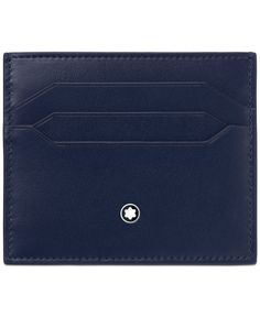 in stock Designer Blue Wallets For Business, Designer Blue Business Wallets, Classic Blue Wallet With Card Slots, Classic Blue Wallets With Card Slots, Classic Blue Wallets With Rfid Blocking, Classic Blue Leather Wallet, Classic Blue Leather Wallets, Blue Leather Wallets For Formal Occasions, Blue Leather Formal Wallets