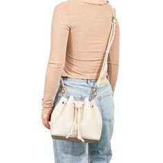 Kate Bucket Bag - Ivory