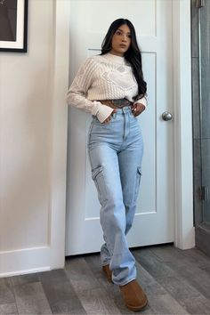 Vee_Mendoza on LTK Outfit Inspo 2024 Winter, Casual Comfy Spring Outfits, Outfits With Cardigans And Jeans, Thanksgiving Outfit Jeans, Casual Christmas Outfits For Women Jeans, Target Winter Outfits, 2025 Outfit Trends, Comfy Outfits Women, Warm Casual Outfits