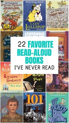 some books with the title 22 favorite read - aloud books i've never read