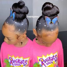 Catch Up Hairstyles, Black Flower Girl Hairstyles, Kids Pageant Hair, Kids Bun Hairstyles, Kids Updo, Pageant Hair For Kids, Iron Hairstyles, Pageant Hairstyles