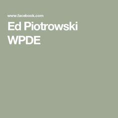 the words ed pilotowski wpdde are in white on a green background