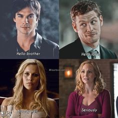 Dialogue Tags, Hello Brother, Candice King, Claire Holt, Joseph Morgan, Klaus Mikaelson, Caroline Forbes, Ian Somerhalder