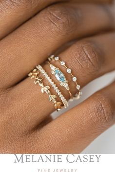 Diamond Distance Band, Deer Flowers, Melanie Casey, Engagement Rings And Wedding Bands, Dainty Rings, Vintage Engagement, Jewelry Inspo, Simple Jewelry, Dainty Ring