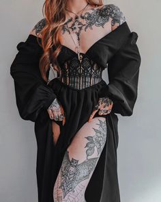 I love finding outfits I forgot to share. ✨ I also love how simple but beautiful this combination is. If you haven't already guessed this is my go to black dress always. Also I need to get this belt in the all black version 🙏 Dress @marywyatt Belt @videnoircouture Hot Black Dress Wedding, Celestial Kitsune, Opossum Fursona, Diy Runway, Gothic Black Dress, Celestial Fashion, Gothic Mystery, Ankle Length Dress