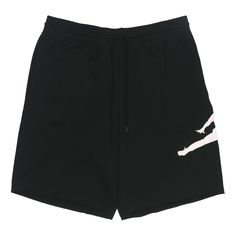 Air Jordan Jumpman Logo Printing Knit Loose Shorts Black DD2324-010 (Men's/Loose Fit) Black Knee-length Loungewear Athletic Shorts, Black Knee-length Athletic Shorts For Loungewear, Black Knee-length Athletic Shorts For Lounging, Black Athletic Shorts For Loungewear With Short Inseam, Black Knee-length Shorts For Loungewear, Black Athletic Shorts For Leisure, Leisure Black Athletic Shorts, Black Shorts For Loungewear With Short Inseam, Black Lounge Shorts With Short Inseam