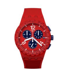 Buy PRIMARILY RED for USD | Swatch AM Happy Birthday Woman, Fitness Armband, Chrono Watches, White Prints, Fitness Bracelet, Unisex Watches, Red Design, Red Aesthetic, G Shock