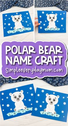 polar bear crafts for kids to make