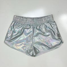 Silver Metallic Shorts Perfect For Special Events! Sorority, Spirit Week Etc! Metallic Shine! Size Small Never Worn Has Pockets New With Tags Sorority Spirit Week, Silver Shorts, Metallic Shorts, Spirit Week, Sorority, Special Events, Metallic Silver, Size Small, Womens Shorts