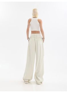 Features: These Streetwear Oversize Bf Suit Wide Leg Pants are the epitome of fashion and quality. With a high waist and wide leg cut, these pants offer a flattering and comfortable fit. Perfect for casual wear, you'll love the trendy and oversized look. Elegant Pants, Loose Fit Trousers, Elegant Pant, Plaid Pullover, Pant Trends, Casual Wide Leg Pants, Prom Dress Shopping, Short Mini Dress, Fitted Trousers