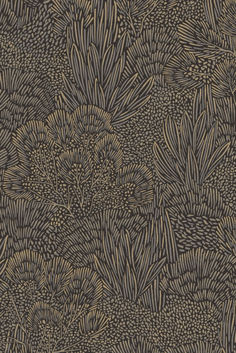 an image of a brown and black wallpaper with leaves on it's surface