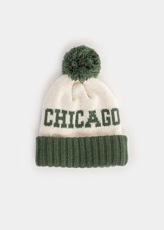 We've taken the classic knit beanie and perfected it. Our Mad Hatter knit cuff beanie is the quintessential cold weather classic, featuring a longer profile to ensure a fit you love and wide rollover adjustable cuff. Features thick, acrylic yarn. Soft to the touch, the stretchy rib knit creates a stay-put fit. Fold up cuff with 'Chicago' embroidered script. 100% acrylic rib knit. One size fits most. Mad Hatter Hat, Knit Tights, Headband Jewelry, Heart Bag, Long Sleeve Onesie, Pom Beanie, Toddler Tees, Mad Hatter, Rainbow Stripes