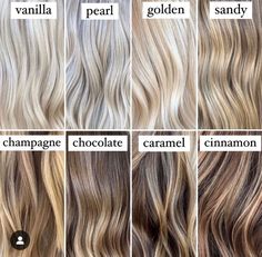 Beach Blonde Hair Color, Hair Color Swatches, Brown Hair With Highlights And Lowlights, Bob Hair Color, Summer Blonde Hair, Pink Blonde Hair, Medium Hair Styles For Women, Hair Color Underneath, Colored Hair Tips