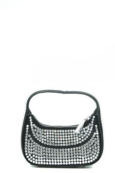 Chic Chiara Ferragni shoulder bag crafted from 100% polyester features a sleek silhouette with sparkling rhinestone detailing. An ideal accessory for special occasions or nights out, this bag adds sophistication and style.

- Material: 100% polyester
- Rhinestone detailing
- Sleek silhouette
- Suitable for special occasions
- Perfect for nights out Fendi Wallet On Chain, Expensive Handbags, Stella Mccartney Bag, Prada Leather, Fendi Wallet, Black Shoulder Bag, Sneaker Wedge, Card Holder Leather, Dolce & Gabbana