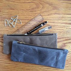 This Slim Pouch is a waxed canvas zipper pouch that's durable and water resistant. Perfect to store drawing or writing essentials. Just toss it in a your bag when you're on the go. Waxed canvas produces unique creases and markings - making yours essentially one of a kind.Details:• Dimensions: 3" High x 8" Wide• #10 Waxed Cotton Canvas (14.7oz)• Brass metal zipper• Unlined• Made in the USA• Ready to Ship★★★ Get 20% OFF your first purchase and other goodies! ★★★Copy & paste this link to sign u Canvas Pencil Case With Zipper For Everyday Use, Zipper Pocket Pencil Case, Everyday Pencil Case With Zipper Pocket, Canvas Pencil Case With Zipper For Travel, Travel Canvas Pencil Case With Zipper Pouch, Travel Canvas Pencil Case With Zipper, Everyday Cotton Pencil Case With Zipper, Everyday Rectangular Canvas Pencil Case, Store Drawing