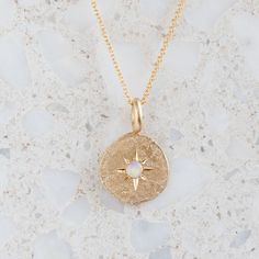 Our organic textured disc has been star set with a crystal opal centre. Disc measures 14 x 12.5mm Chain measures 45cm. Weight 4.3g (approximately) Celestial Opal Round Necklace, Crystal Opal, Opal Crystal, Chain Pendant, Perfectly Imperfect, Fine Jewellery, Chain Pendants, Pendant Necklaces, Silver Chain