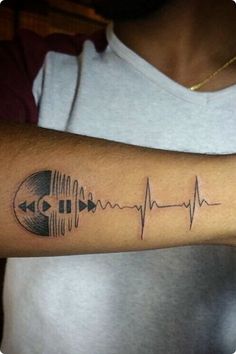 Celebrate the low end with these bass-inspired tattoo designs. #music #tattoo #design #art #musiclover #tattooideas #ink #bass Tattoo Designs Music, 25 Tattoo, Tattoo Design Ideas, Music Tattoo, Unique Tattoo, Arm Tattoo, Music Lovers, Tattoo Design, Tattoo Ideas