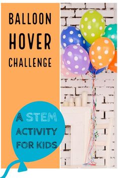 The Balloon Hover Challenge is a fun and engaging STEM activity that promotes problem solving and critical think for kids. Science Activity For Kids, After School Programs, Kids Stem Activities, Fun Stem Activities, Steam Ideas, Engineering Activities, K Crafts, Construction Activities, Stem Activity