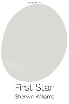 the first star logo for sherylin williams's new paint color, white