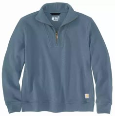 Carhartt Women's Tencel Quarter Zip Carhartt Hoodie Woman, Cute Quarter Zip, Quarter Zip Outfit, Patagonia Hoodie, Outdoorsy Style, Country Fits, I Have Money, Hiking Clothes, Womens Athletic Outfits