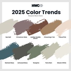 the color trend for 2055 colors in different shades