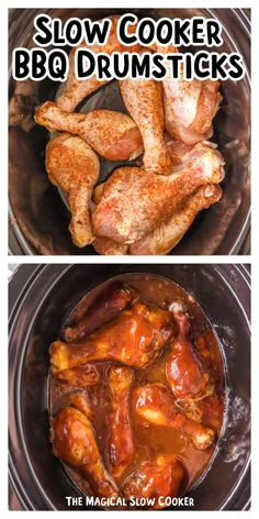 slow cooker bbq drumsticks are the best way to cook your chicken