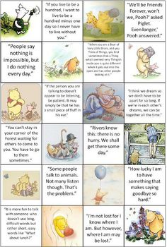 winnie the pooh book page with pictures and text