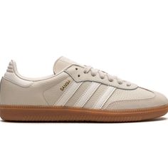 Adidas Shoes, Used A Few Time And In Great Condition. Selling Because I Have One In A Similar Color So I Stopped Wearing. Beige Closed Toe Leather Sneakers, Custom Cream Leather Sneakers With Gum Sole, Classic Cream Custom Sneakers With Rubber Sole, Cream Leather Custom Sneakers With Gum Sole, Classic White Sneakers With Gum Sole, Classic Adidas Slip-on Sneakers, Classic White Custom Sneakers With Cushioned Footbed, Neutral Leather Lace-up Sneakers, Neutral Lace-up Leather Sneakers